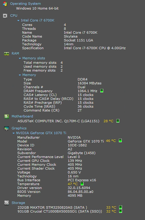 Computer Specifications of JakeyBoyProductions Encoding Machine